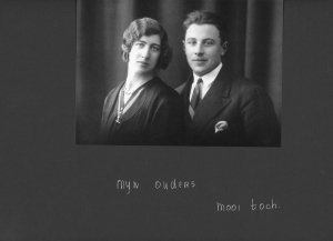 F0301 Echtpaar Tinus en Marie Jansen-Onstenk 23 okt 1933